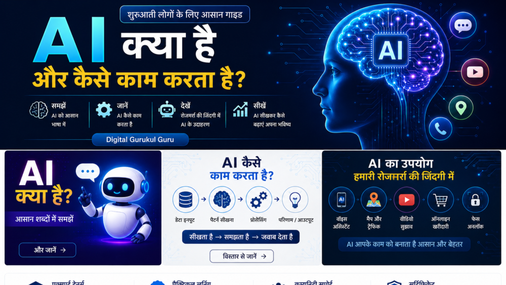 AI क्या है और कैसे काम करता है